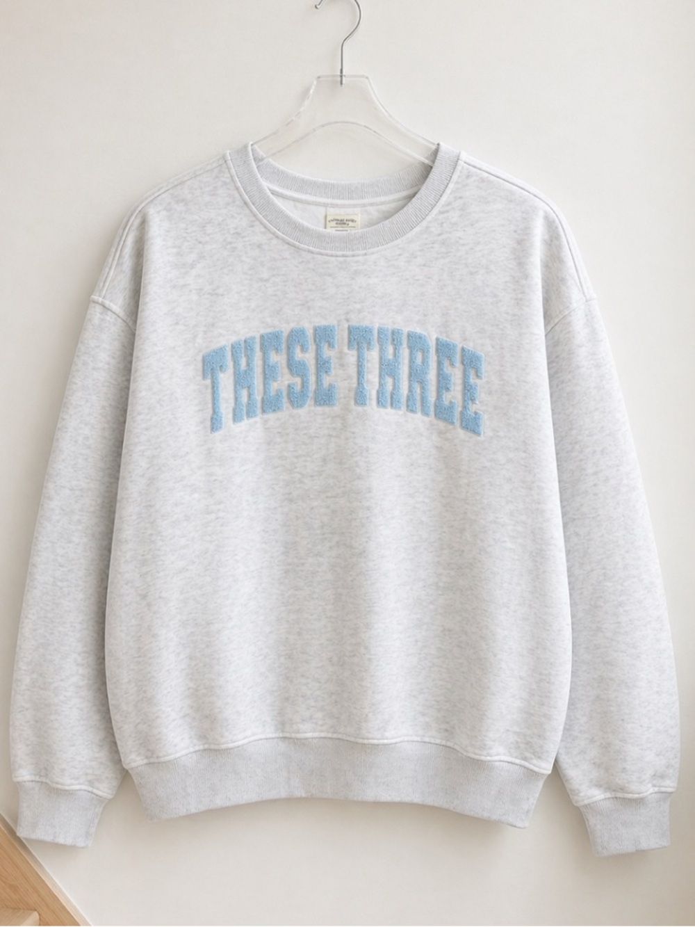 Sunkissed Coconut Faith “THESE THREE' Crewneck sweatshirt.